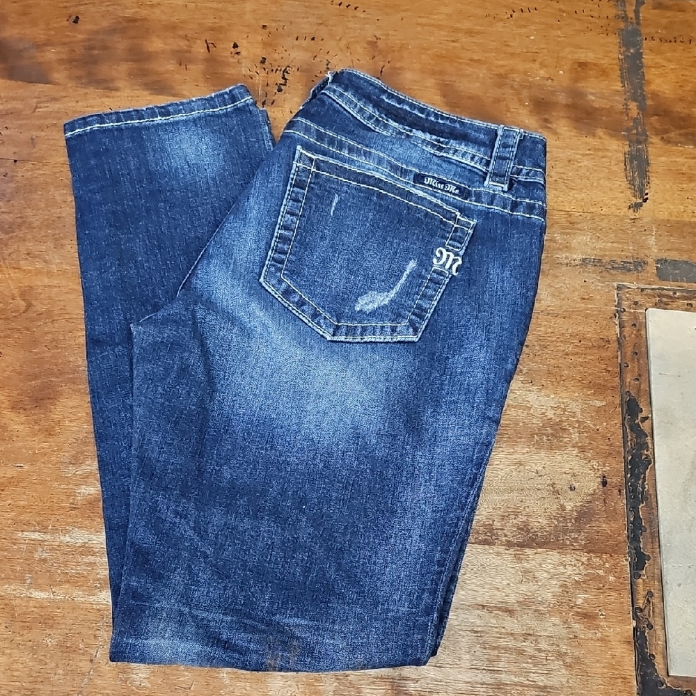 Miss Me Women's Skinny Jeans - Dark Blue